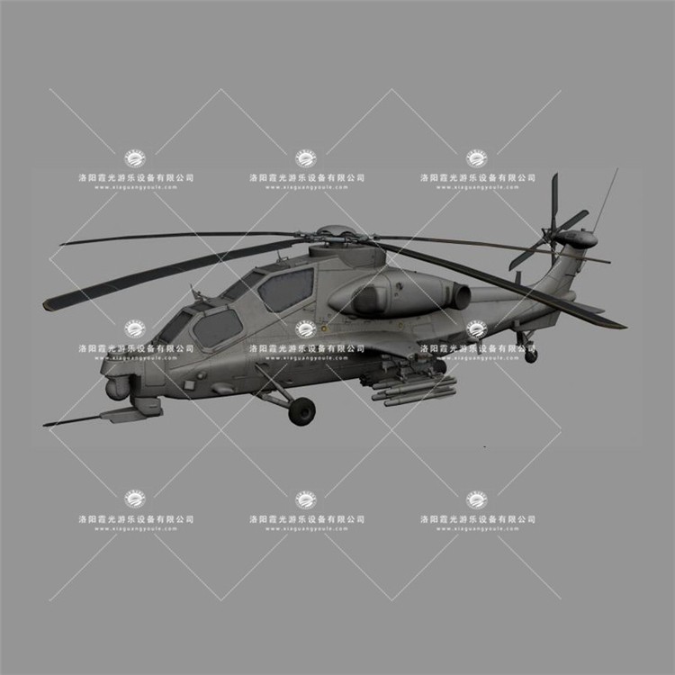 山阴武装直升机3D模型